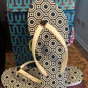 Tory Burch Printed Thin Flip Flop